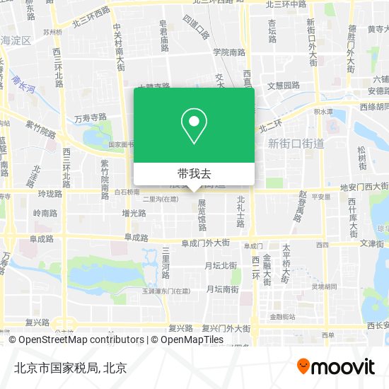 北京市国家税局地图