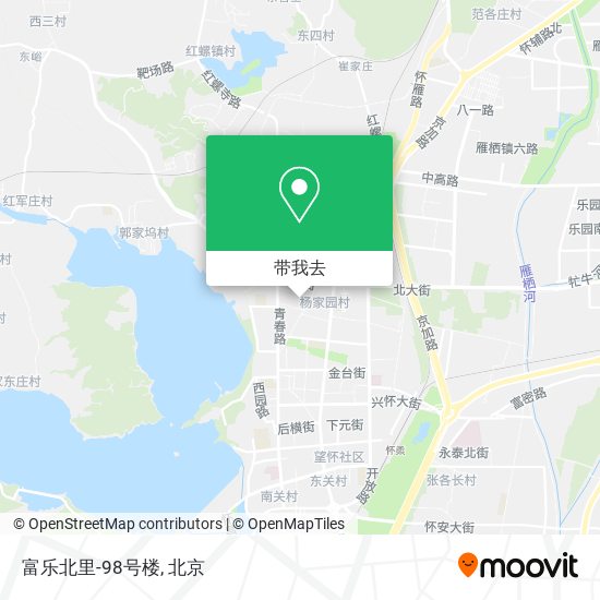 富乐北里-98号楼地图