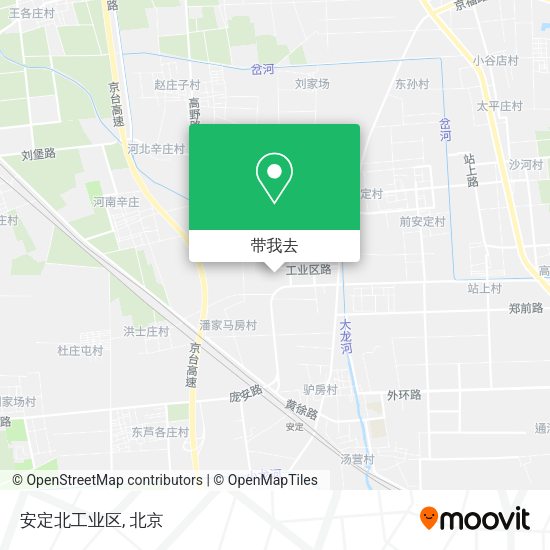 安定北工业区地图