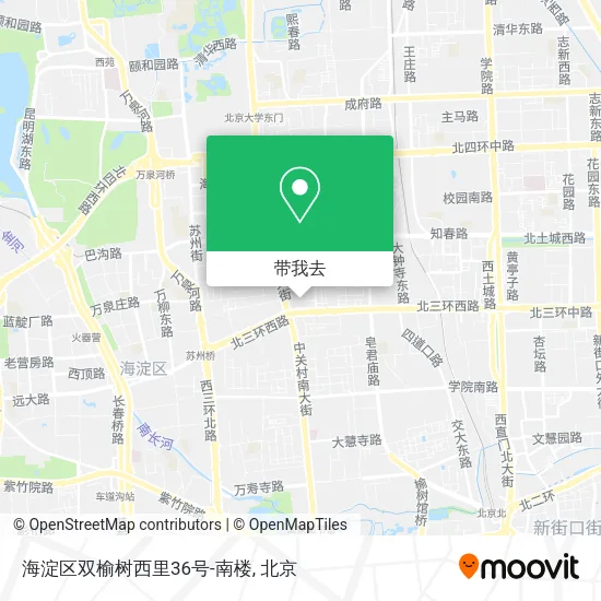 海淀区双榆树西里36号-南楼地图