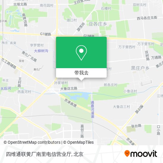 四维通联黄厂南里电信营业厅地图