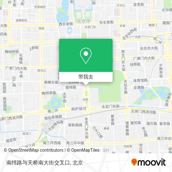 南纬路与天桥南大街交叉口地图