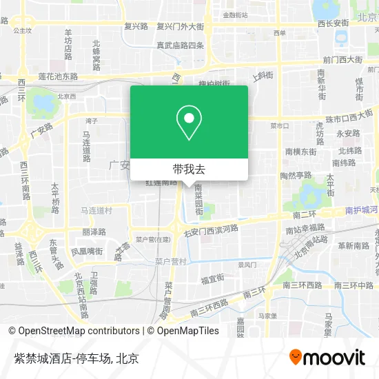 紫禁城酒店-停车场地图
