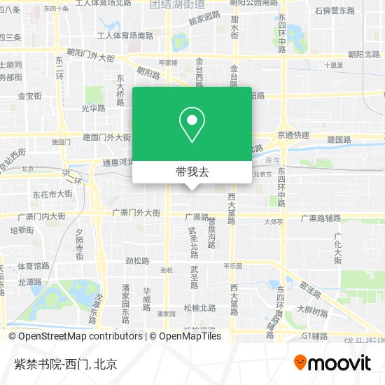 紫禁书院-西门地图
