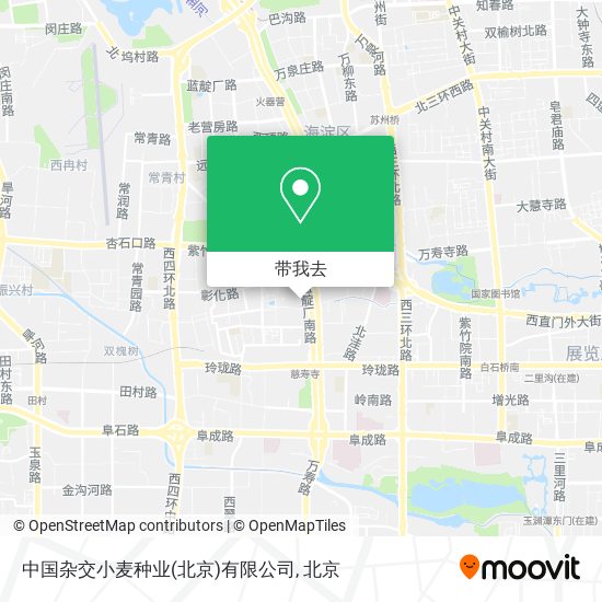 中国杂交小麦种业(北京)有限公司地图