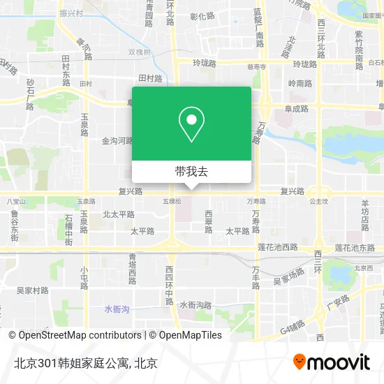 北京301韩姐家庭公寓地图
