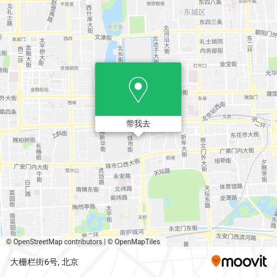 大栅栏街6号地图