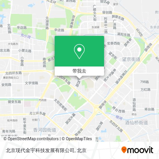 北京现代金宇科技发展有限公司地图