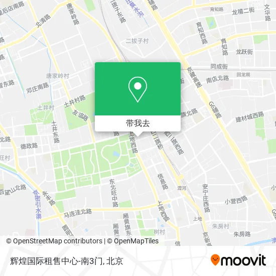 辉煌国际租售中心-南3门地图