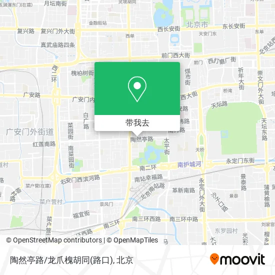 陶然亭路/龙爪槐胡同(路口)地图