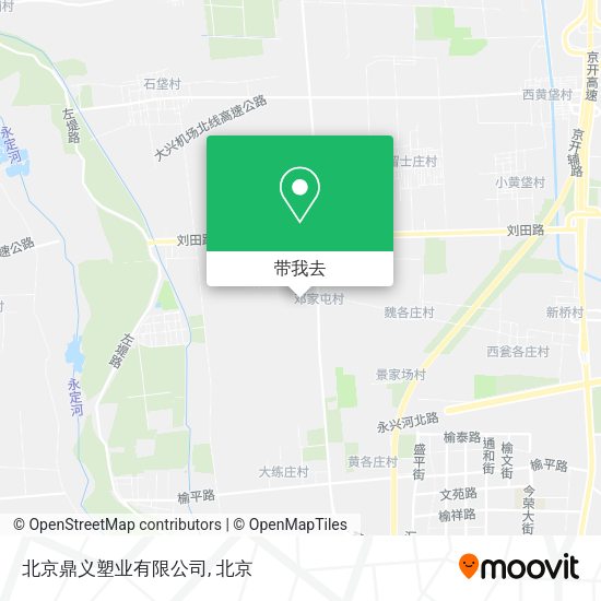 北京鼎义塑业有限公司地图