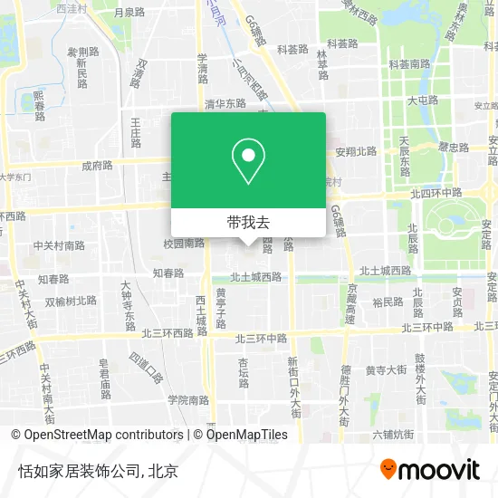 恬如家居装饰公司地图