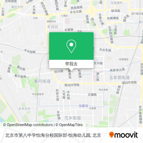 北京市第八中学怡海分校国际部-怡海幼儿园地图
