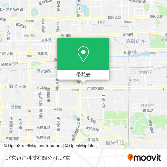 北京迈芒科技有限公司地图