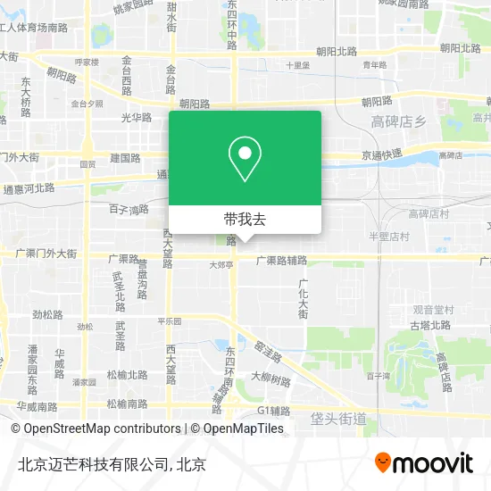 北京迈芒科技有限公司地图