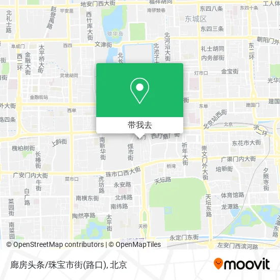 廊房头条/珠宝市街(路口)地图