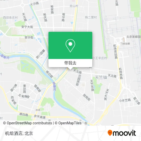 机组酒店地图