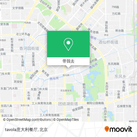 tavola意大利餐厅地图