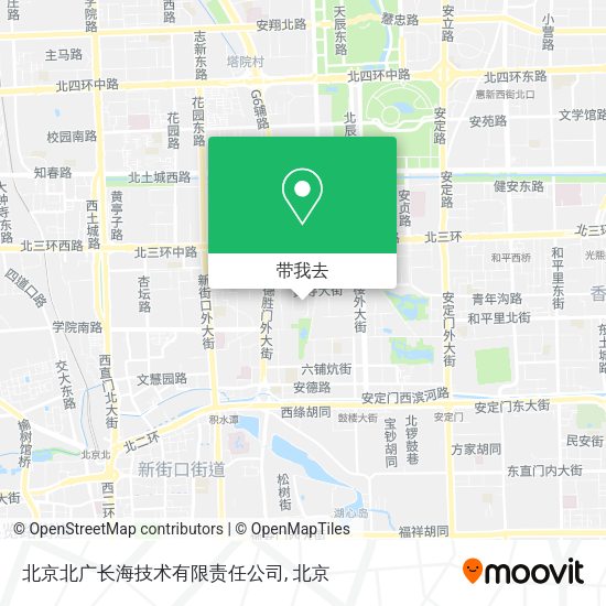 北京北广长海技术有限责任公司地图
