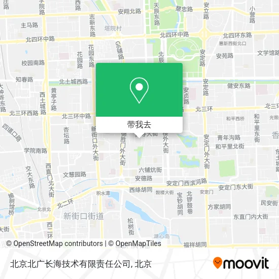 北京北广长海技术有限责任公司地图