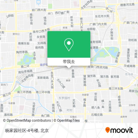 杨家园社区-4号楼地图