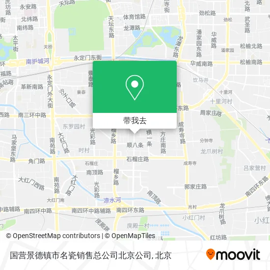 国营景德镇市名瓷销售总公司北京公司地图