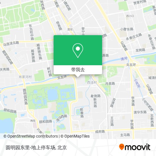 圆明园东里-地上停车场地图