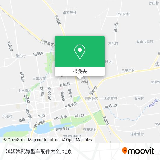 鸿源汽配微型车配件大全地图