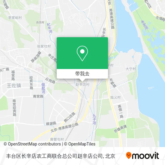丰台区长辛店农工商联合总公司赵辛店公司地图