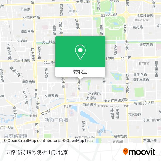 五路通街19号院-西1门地图