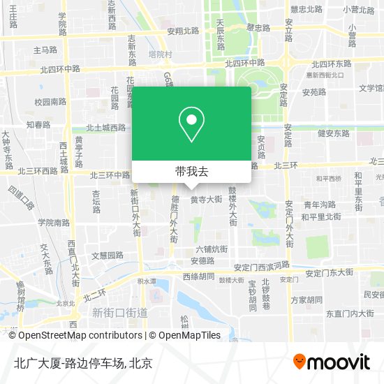 北广大厦-路边停车场地图