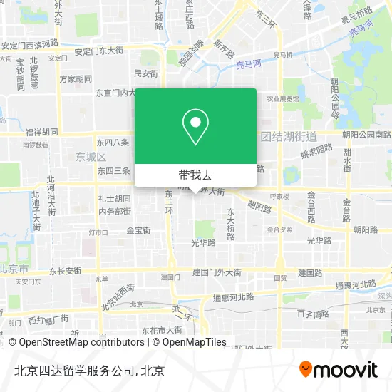 北京四达留学服务公司地图