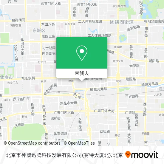北京市神威迅腾科技发展有限公司(赛特大厦北)地图