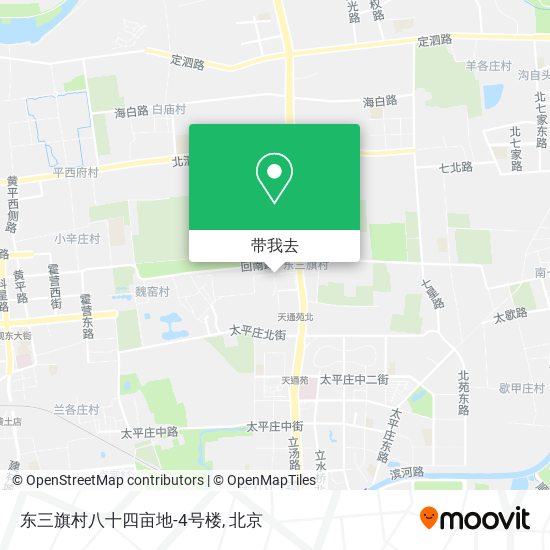 东三旗村八十四亩地-4号楼地图