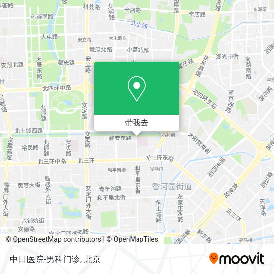 中日医院-男科门诊地图