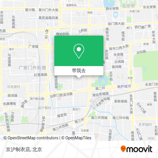 京沪制衣店地图