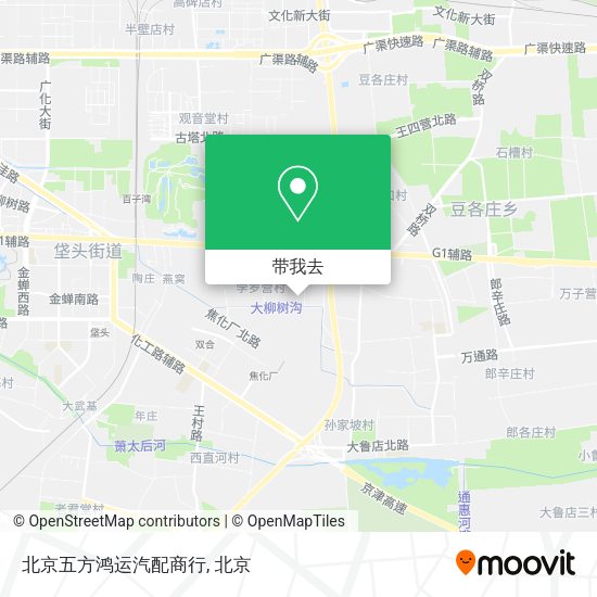 北京五方鸿运汽配商行地图
