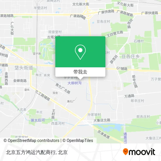北京五方鸿运汽配商行地图