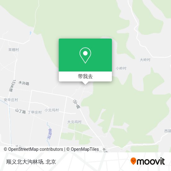 顺义北大沟林场地图