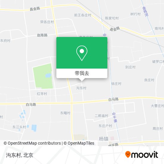 沟东村地图