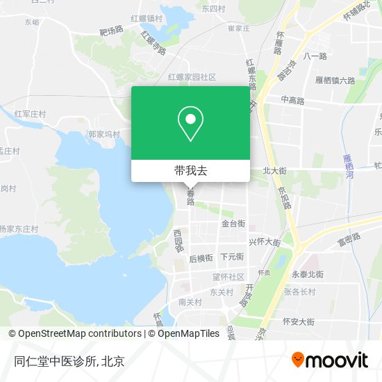同仁堂中医诊所地图