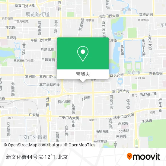 新文化街44号院-12门地图
