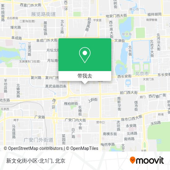 新文化街小区-北1门地图