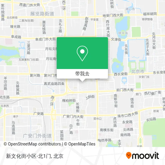 新文化街小区-北1门地图