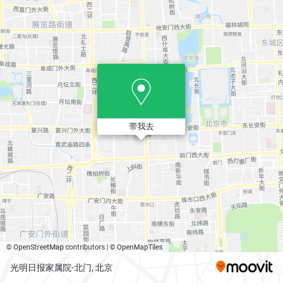 光明日报家属院-北门地图