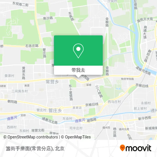 簋街手擀面(常营分店)地图
