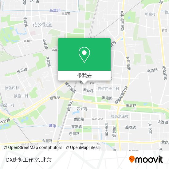 DX街舞工作室地图