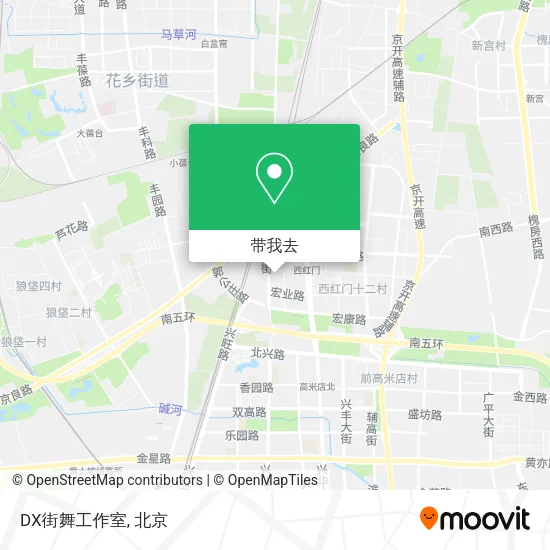 DX街舞工作室地图