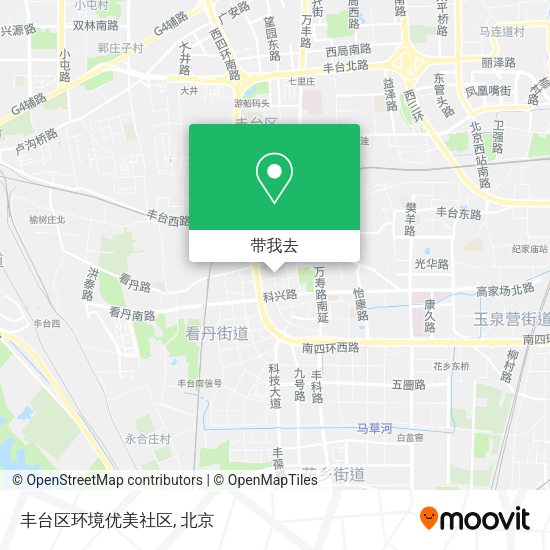丰台区环境优美社区地图