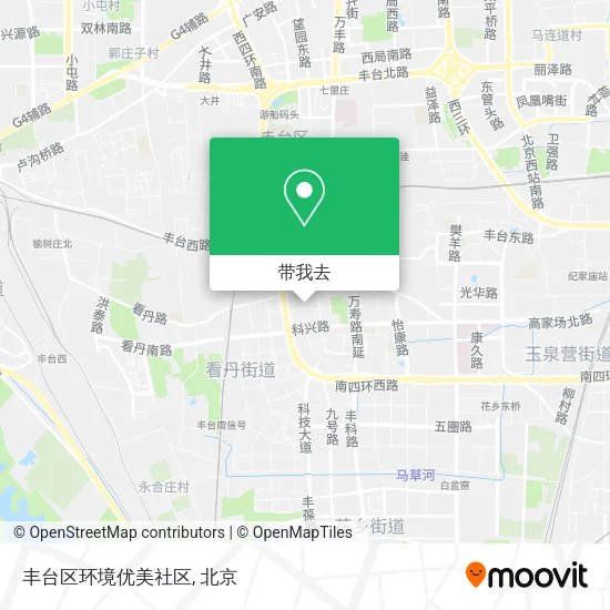丰台区环境优美社区地图